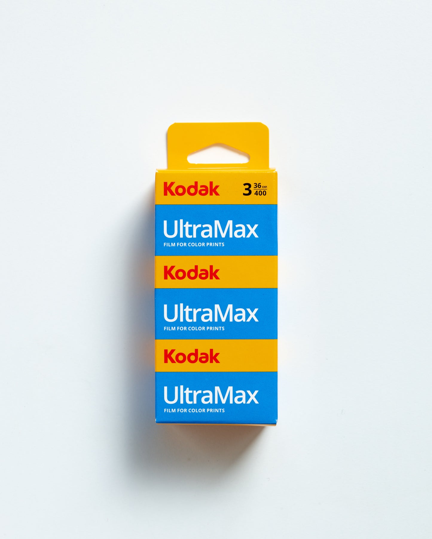 Kodak Ultramax 400 35mm Color Negative Film for High Speed Everyday Analog Photography - Pack of 3